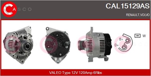 Alternatore casco cal15129as - alternatore,