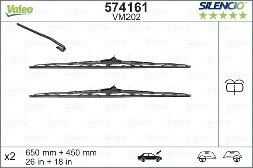 Spazzola tergicristallo - 2x,