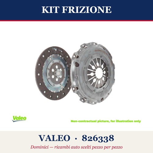 Kit frizione valeo 826338 - kit,