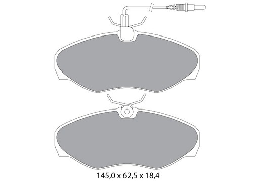 Pastiglie anteriori gnc - anteriori,